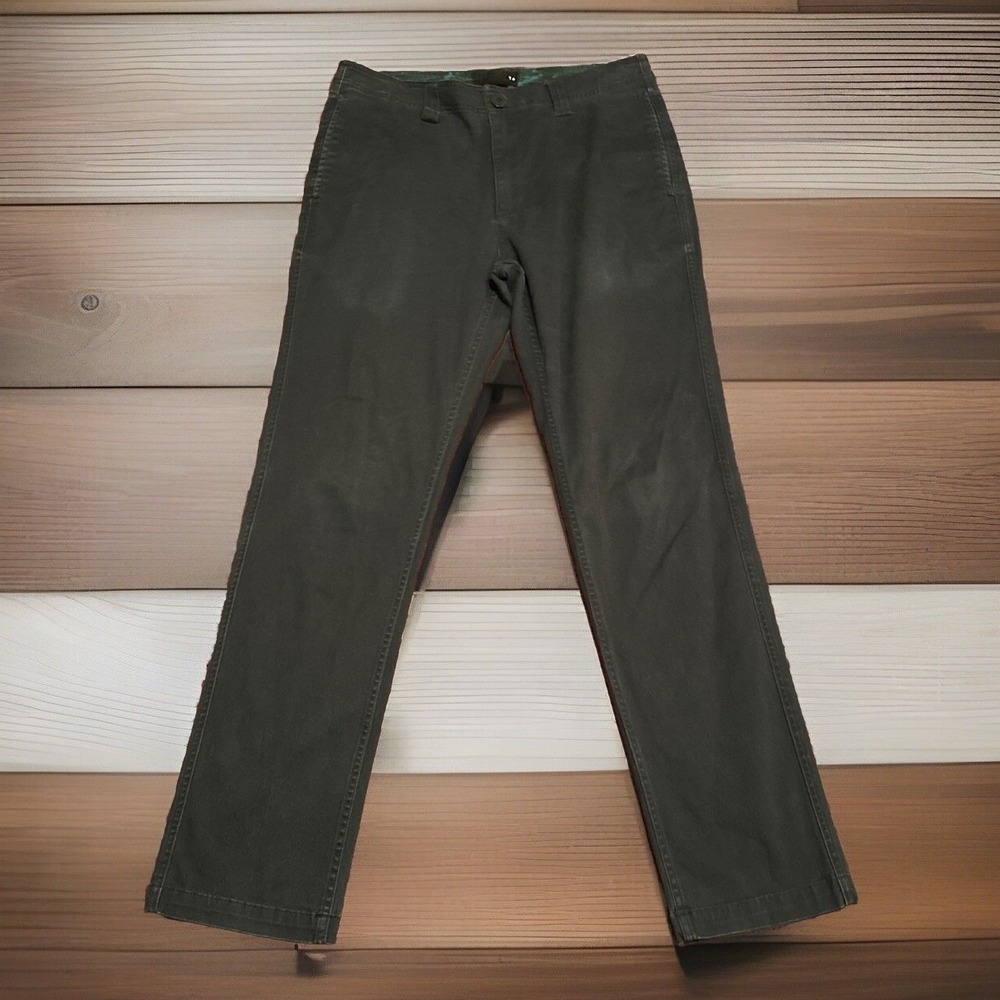 Burton Pants Mens 30 Navy Blue Chino Pants‎ (32x32 Actual Sz) Stretch